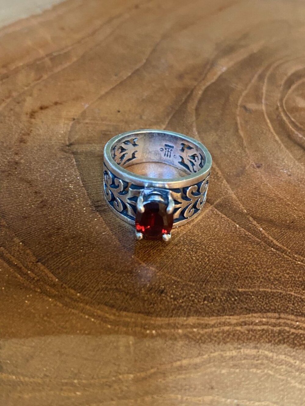 James Avery Garnet Adoree Gemstone Ring, Size 6